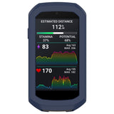 EIDERWOOD Garmin Edge 1050 Silicone Bike Computer Case - Dark Blue