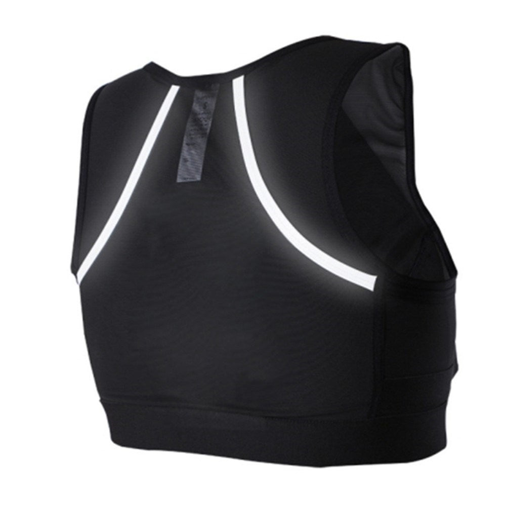 Reflective Running Vest - Size L - Black