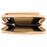 Universal Leather Clutch w. Shoulder Strap (160 x 80 mm) - Black