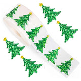 Roll of 500 x Stickers - Christmas Tree