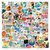 Summer Theme Stickers - 120 pcs.