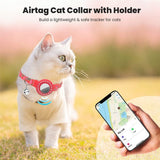 Cat Collar with AirTag Silicone Case & Bell - Watermelon