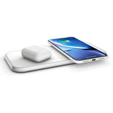 ZENS Dual Fast Wireless Charger 20W - White