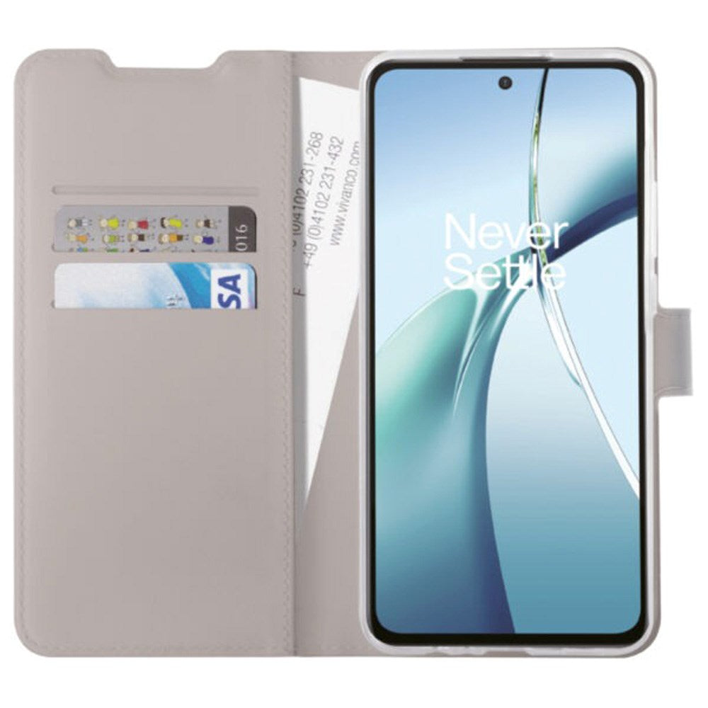 OnePlus Nord CE4 Lite - Vivanco Classic Wallet Flip Cover with Purse - Taupe