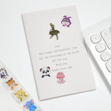 Roll of 500 x Stickers of Cartoon Animals - Farm Animals