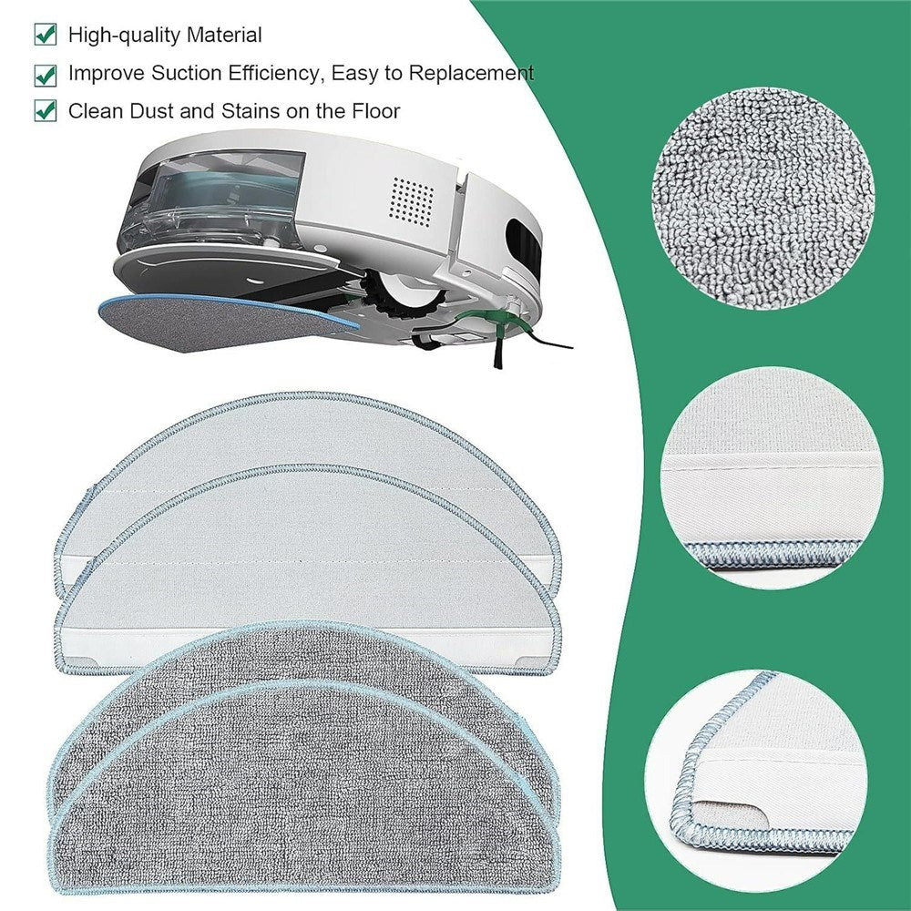 Mop cloth for Xiaomi Robot Vacuum E10 / iRobot Roomba Combo 105 Robot Vacuum Cleaner - Gray