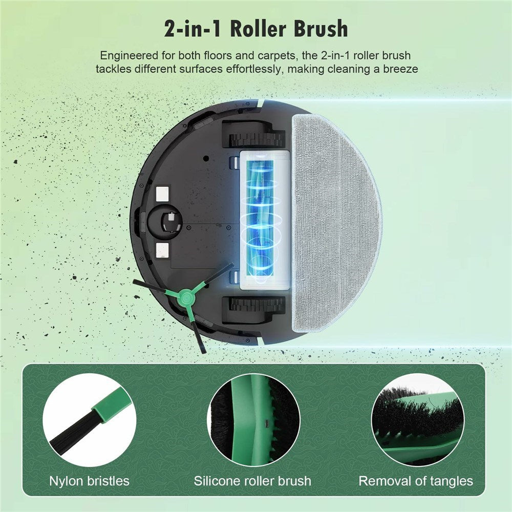 Mop cloth for Xiaomi Robot Vacuum E10 / iRobot Roomba Combo 105 Robot Vacuum Cleaner - Gray