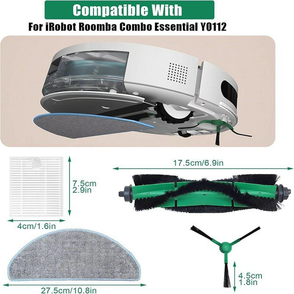 Mop cloth for Xiaomi Robot Vacuum E10 / iRobot Roomba Combo 105 Robot Vacuum Cleaner - Gray