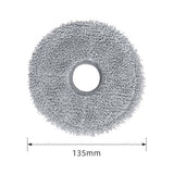 Mop Cloth for Roborock S8 MaxV Ultra / Qrevo S / Qrevo Slim, Dreame X40 Ultra Robot Vacuum Cleaner - Grey
