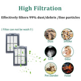 Vacuum Filter for iRobot Roomba Combo 405 Plus / 505 Plus Robot Vacuum – White