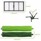 iRobot Roomba S9+ / S9 Robot Vacuum Accessory Kit with Brush, Filter & Bags - 14 pcs - White / Green