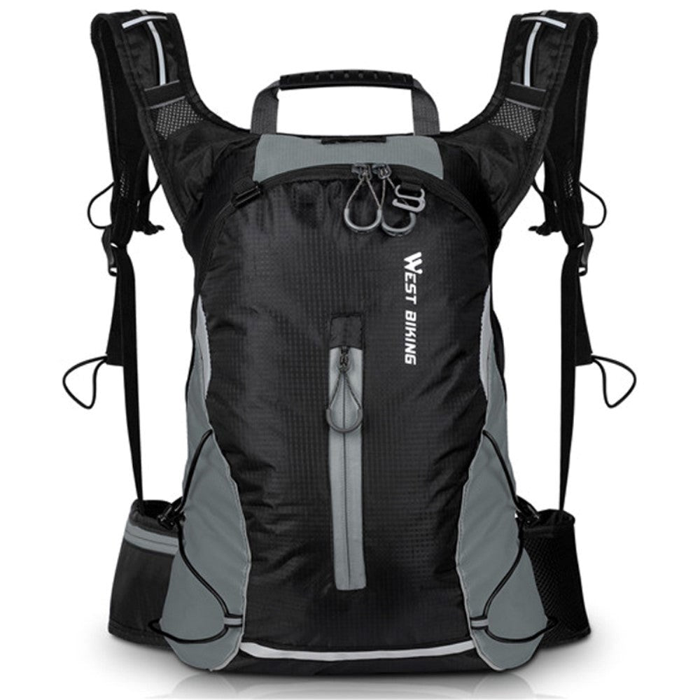 West Biking Sport Backpack (16L) - Black / Grey