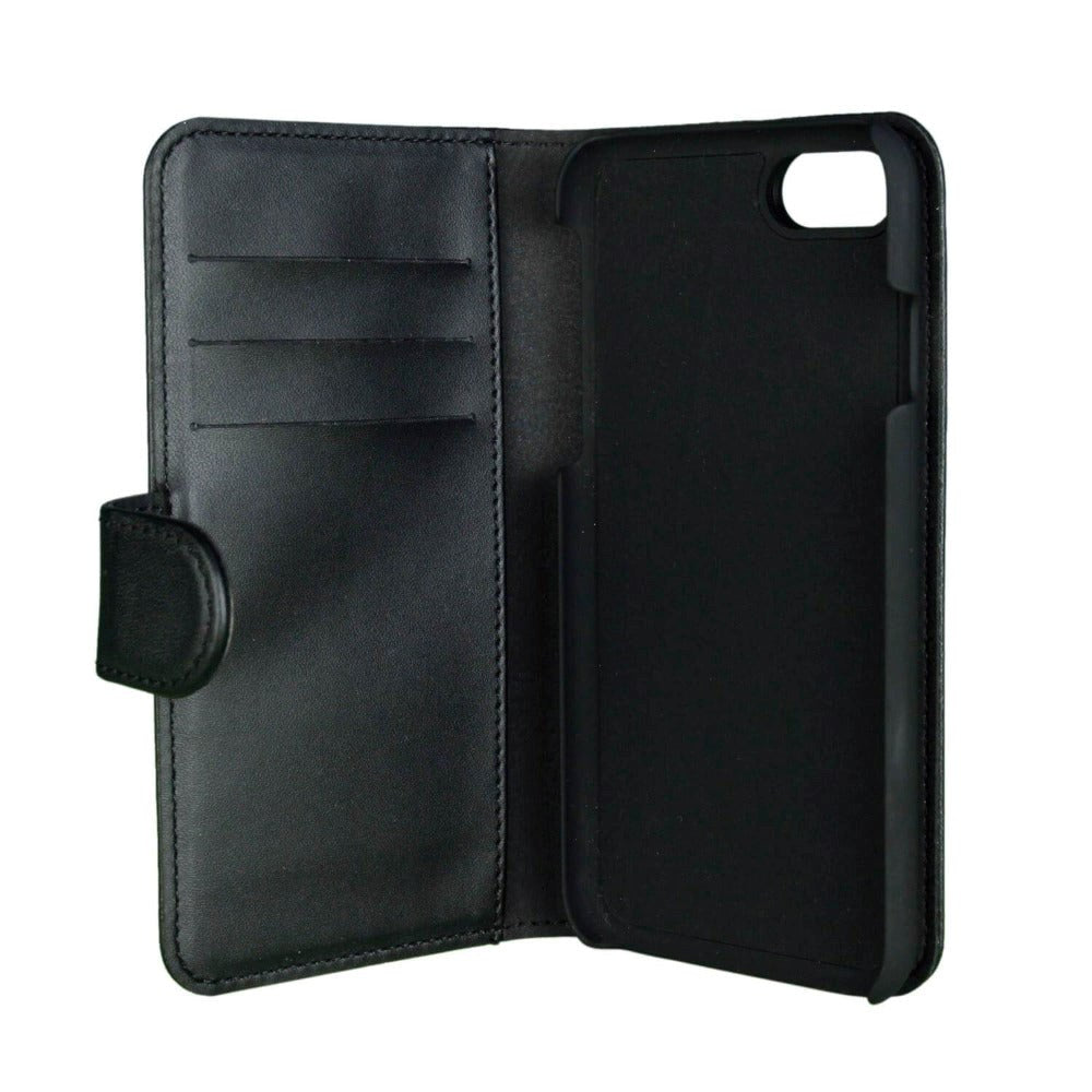 iPhone 6/7/8 Plus GEAR 2-in-1 Leather Wallet Case & Magnet - Black