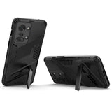 OnePlus Nord 2T (5G) Hybrid Tough Case with Kickstand - Black