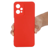 EIDERWOOD OnePlus Nord CE 2 Lite (5G) Liquid Silicone Case with Strap - Red
