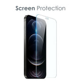 iPhone 12 Pro 360° Protection set w. Screen Protection | Case | Camera Lens Protection - Transparent