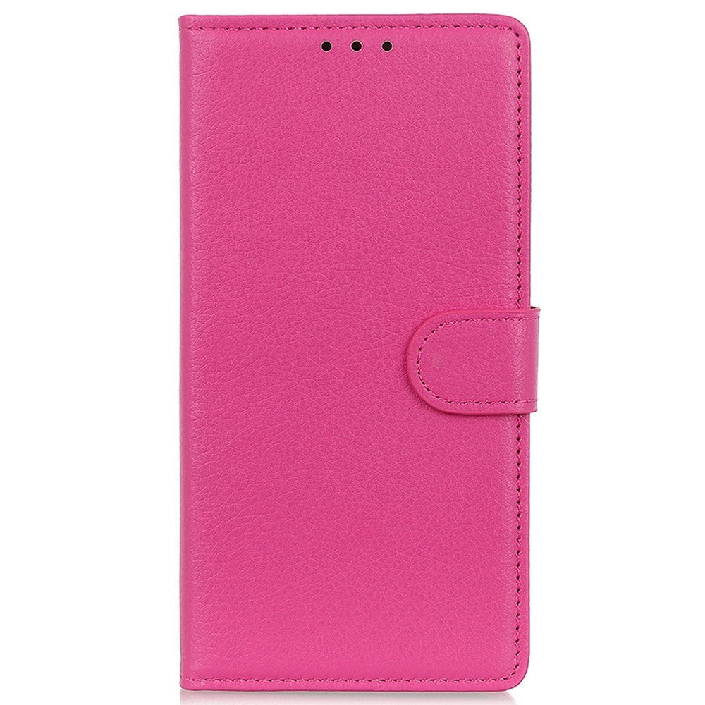 Motorola Moto G62 Leather Wallet Case & 3 Pockets - Rose