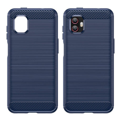 EIDERWOOD Samsung Galaxy Xcover 6 Pro Brushed Carbon Case - Blue