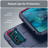 Motorola Moto G42 Rugged Shield Series Series Tough Case - Blå