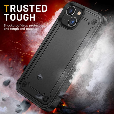 iPhone 14 Pro Max Shockproof Tough Case - Black