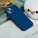 iPhone 14 Silicone Case - Dark Blue