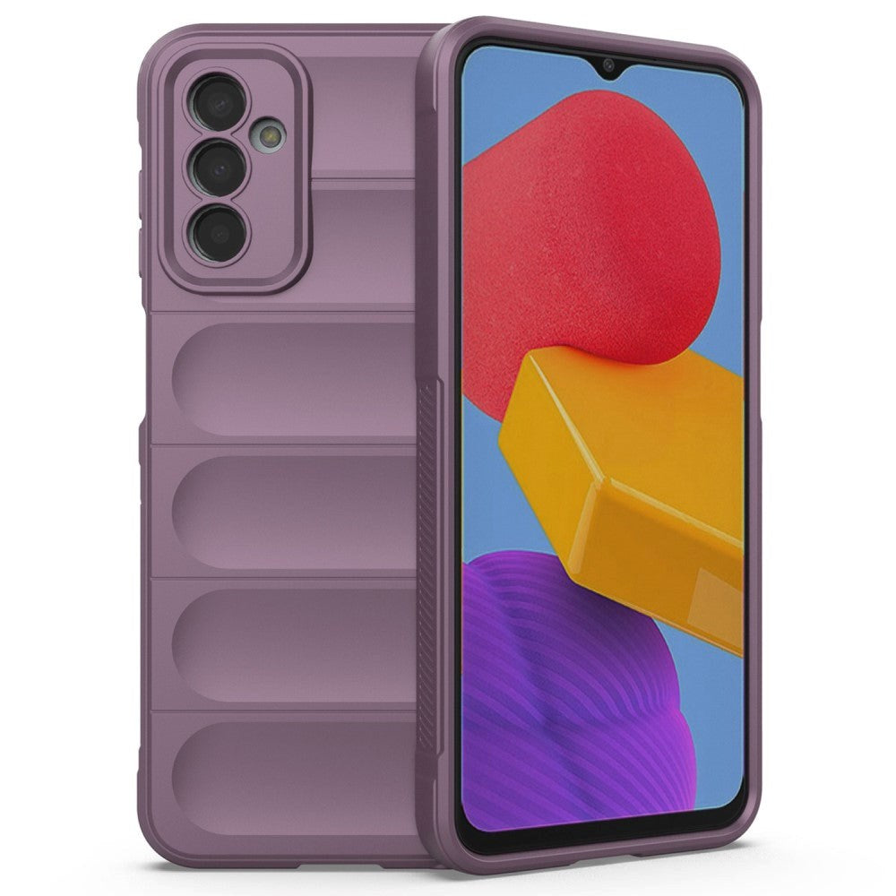 Samsung Galaxy M13 Flexible Plastic Case - Purple