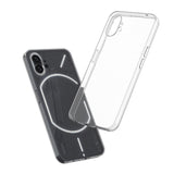 Nothing Phone (1) Flexible Plastic Backside Case - Transparent