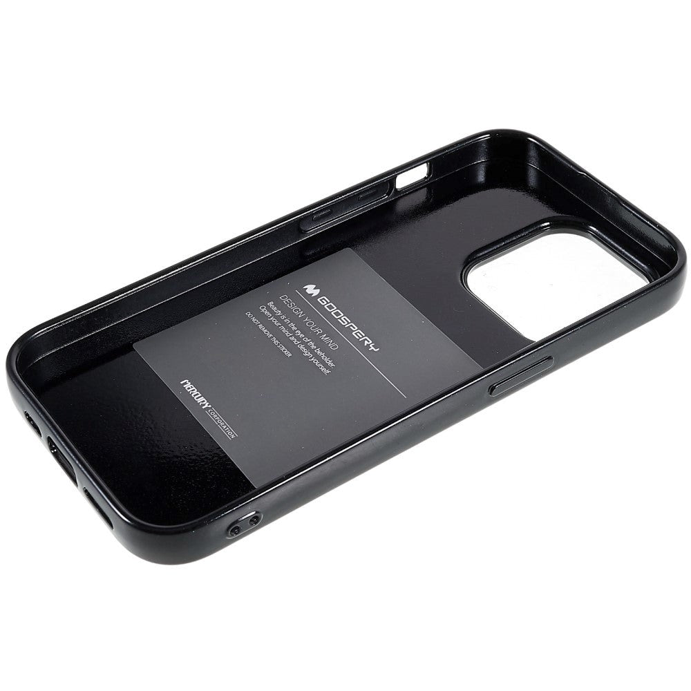 GOOSPERY iPhone 14 Pro Max Flexible Plastic Back Case - Black