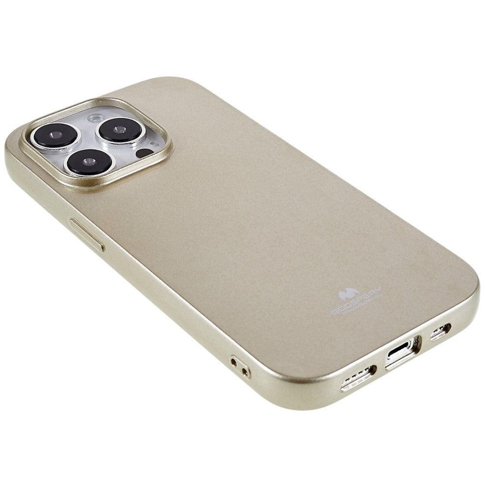 iPhone 14 Pro Mercury Goospery Flexible Plastic Case - Gold