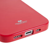 iPhone 14 Plus Mercury Goospery Flexible Plastic Case - Rose Red