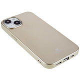 GOOSPERY iPhone 14 Flexible Plastic Back Case - White Gold