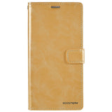 iPhone 14 Pro Max GOOSPERY Blue Moon Leather Wallet Case - Gold