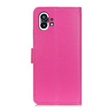 Nothing Phone (1) Leather Flip Case w. Wallet & Magnetic Closure - Pink