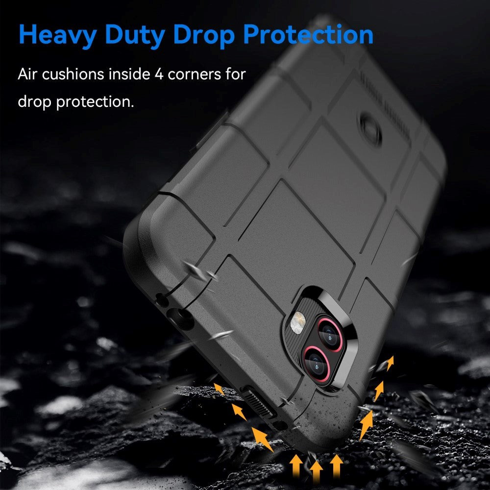 Samsung Galaxy XCover 6 Pro Rugged Shield Series Tough Case - Black