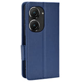 Asus Zenfone 10 / 9 Neutral Leather Wallet Case - Blue