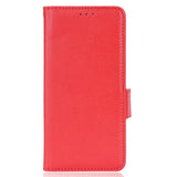 Asus Zenfone 10 / 9 Neutral Leather Wallet Case - Red