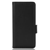 Asus Zenfone 10 / 9 Neutral Leather Wallet Case - Black