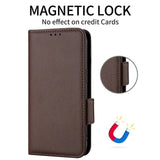 Asus Zenfone 10 / 9 Neutral Leather Wallet Case - Brown