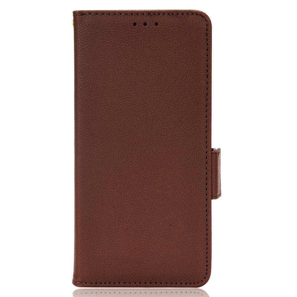 Asus Zenfone 10 / 9 Neutral Leather Wallet Case - Brown