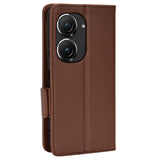 Asus Zenfone 10 / 9 Neutral Leather Wallet Case - Brown