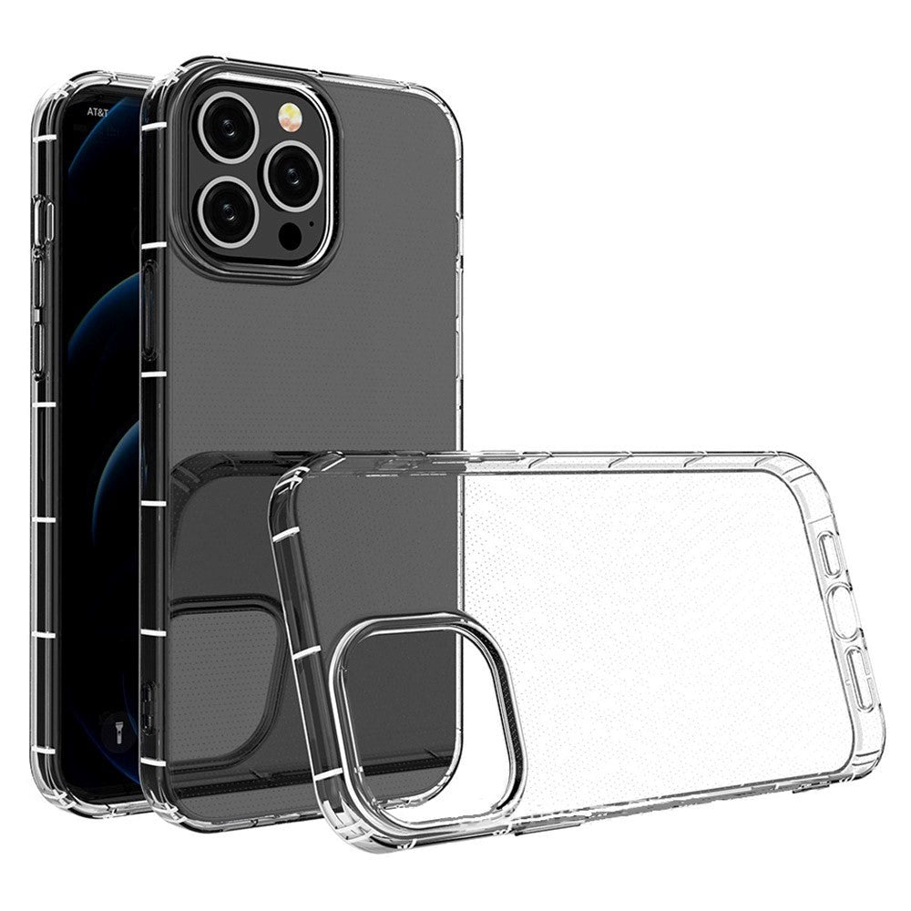 iPhone 14 Pro Max Flexible Plastic Airbag Case - Transparent