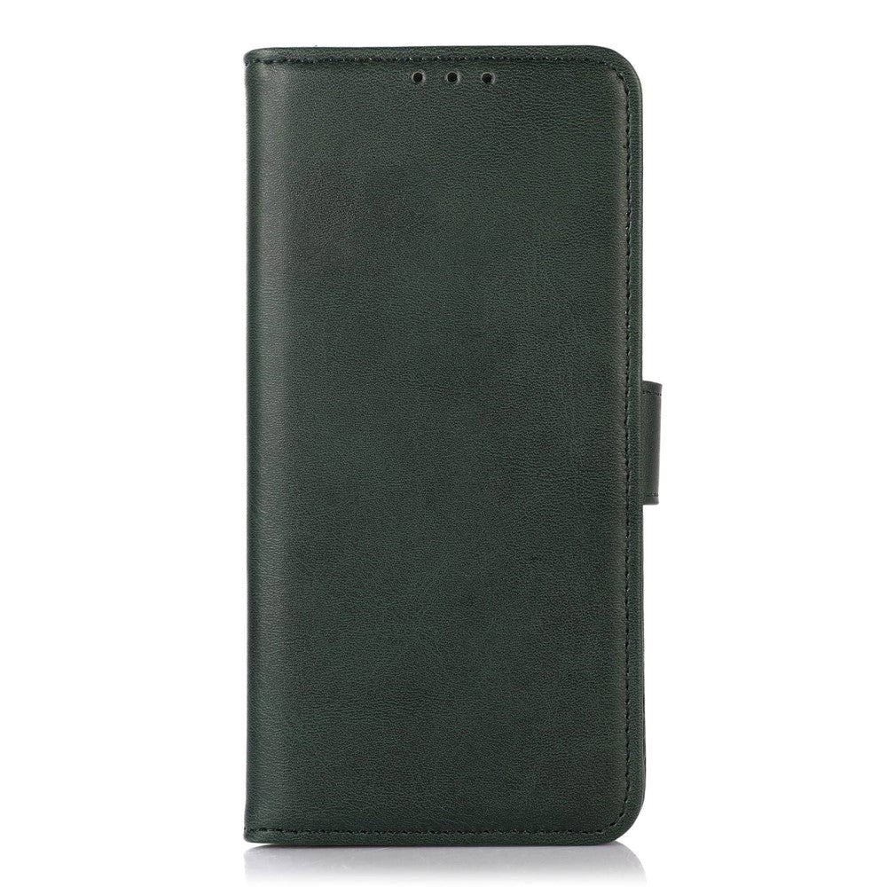 OnePlus 10T Leather Wallet Case & Magnetic Lock - Green