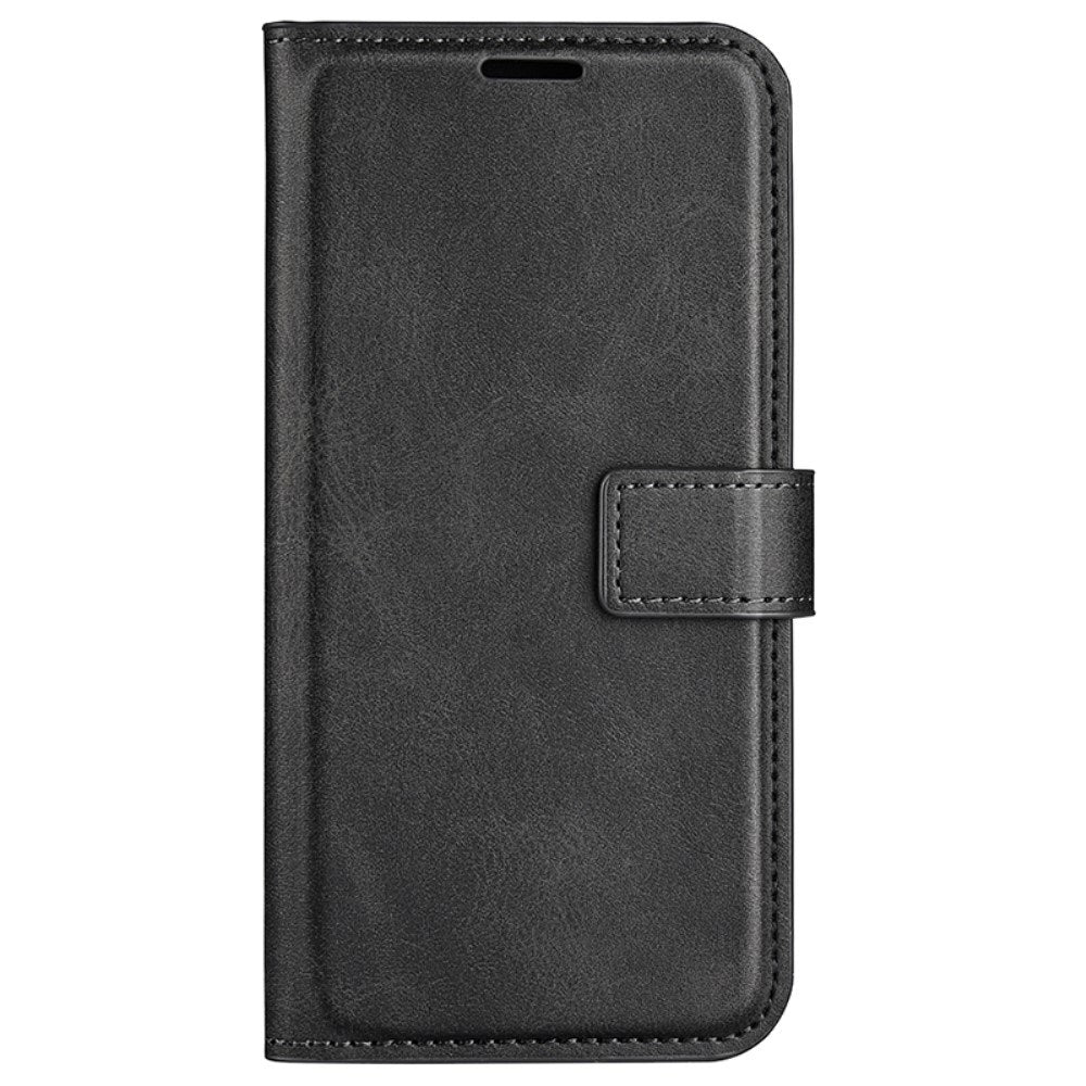 EIDERWOOD Sony Xperia 10 VI Faux Leather Flip Cover with Stand Function & Card Holder - Black