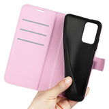 EIDERWOOD Motorola Edge 50 Fusion Litchi Leather Flip Case w. Wallet - Pink