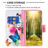 EIDERWOOD iPhone 16 Pro Max Leather Case w, Wallet & Print - Two Butterflies