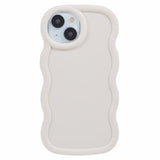 iPhone 15 EIDERWOOD Flexible Plastic Wavy Case - White