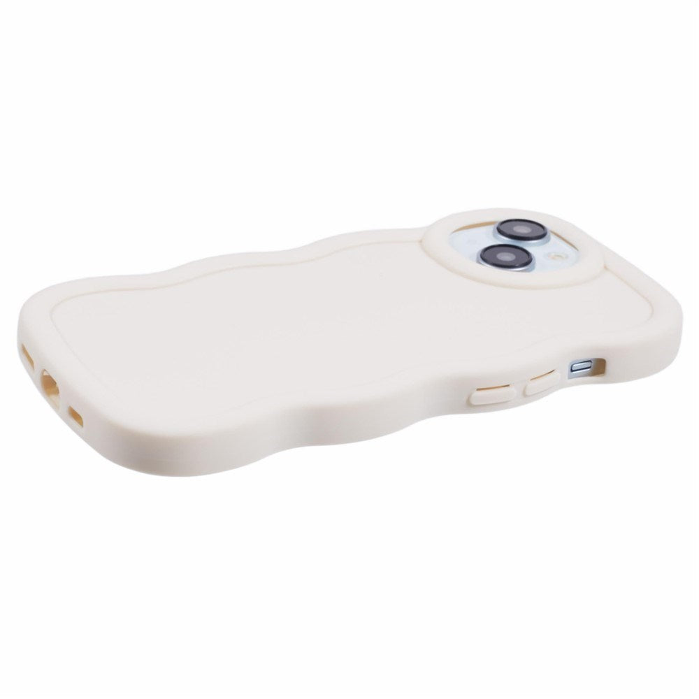 iPhone 15 EIDERWOOD Flexible Plastic Wavy Case - White