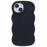 iPhone 15 EIDERWOOD Flexible Plastic Wavy Case - Black