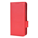 Sony Xperia 5 IV Litchi Leather Wallet Case - Red