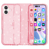 EIDERWOOD iPhone 16 Plus Hybrid Plastic Case - Pink Glitter